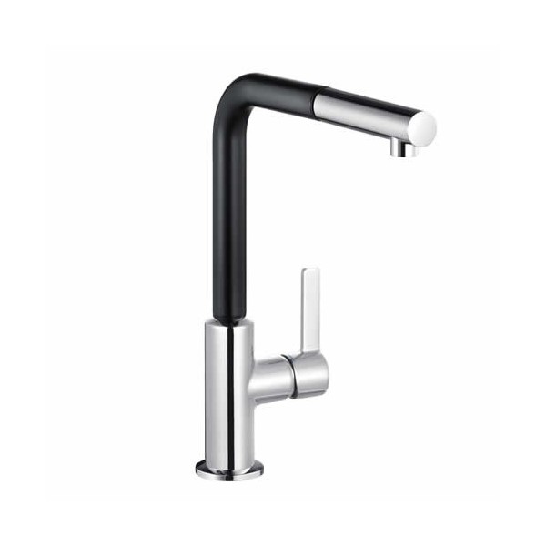 Kludi L-ine S bateria kuchenna z wyciąganą wylewką 408518775