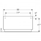 Geberit iCon szafka stojąca szer. 90 cm