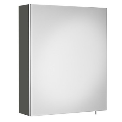 Roca Debba szafka z lustrem 50 cm szary antracyt połysk A856840153