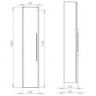 Koło Traffic słupek wiszący 36x180x29,5 cm