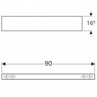 Geberit iCon półka 90 cm