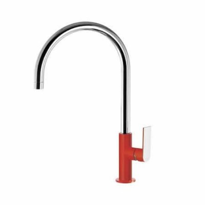 Tres Loft Colors bateria kuchenna czerwony/chrom 20044002RO