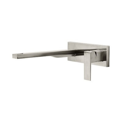 Tres Cuadro Exclusive bateria kuchenna ścienna 2 długości, stal 00620003AC