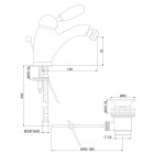 Gaboli Luigi Imperial Swarovski bateria bidetowa retro