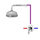 Gaboli Luigi Imperial Swarovski kompletny zestaw prysznicowy retro