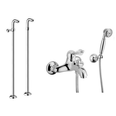 Gaboli Luigi Imperial Swarovski bateria wannowa + nogi retro