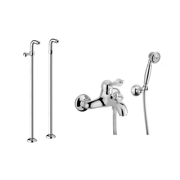Gaboli Luigi Imperial Swarovski bateria wannowa + nogi retro