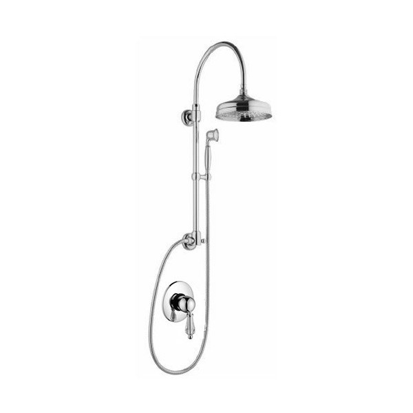 Gaboli Luigi Armonia Swarovski kolumna natryskowa z baterią podtynkową retro