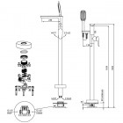 Vedo Otto bateria wannowa VBO8008