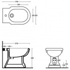 Althea Royal bidet stojący