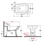 Olympia Impero bidet stojący
