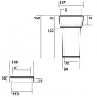Kerasan Retro rura odpływowa ceramiczna