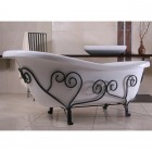 Balexim wanna retro wolnostojąca w oplocie metalowym 169 cm