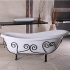 Balexim wanna retro wolnostojąca w oplocie metalowym 169 cm