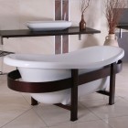 Balexim wanna retro wolnostojąca w oplocie drewnianym 169 cm