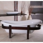 Balexim wanna retro wolnostojąca w oplocie drewnianym 169 cm