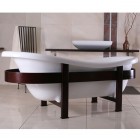 Balexim wanna retro wolnostojąca w oplocie drewnianym 169 cm