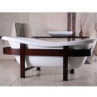 Balexim wanna retro wolnostojąca w oplocie drewnianym 169 cm