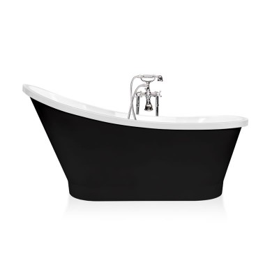 Balexim wanna retro wolnostojąca Lili 159 cm czarna