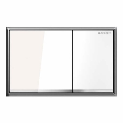 Geberit Sigma 60 przycisk spłukujący szkło białe 115640SI1
