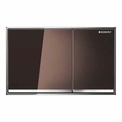 Geberit Omega 60 przycisk spłukujący białe szkło 115081SI1