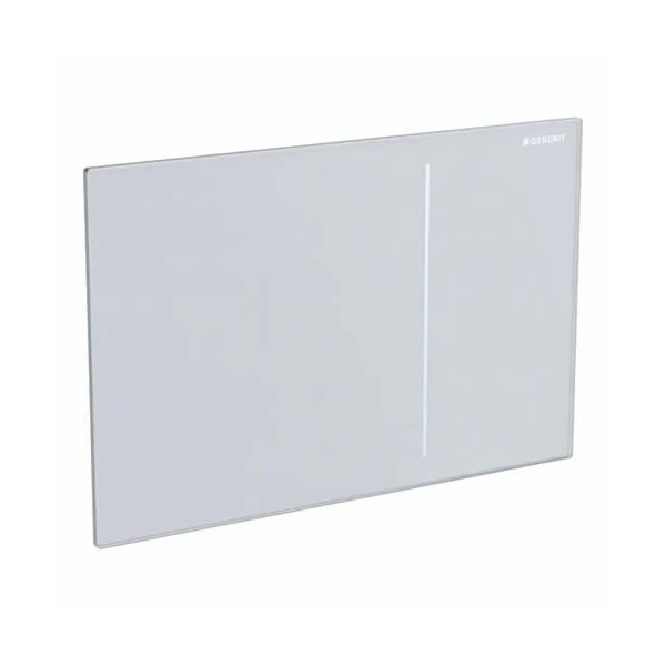 Geberit Sigma 70 przycisk spłukujący 8 cm białe szkło 115625SI1
