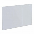 Geberit Sigma 70 przycisk spłukujący 8 cm białe szkło 115625SI1