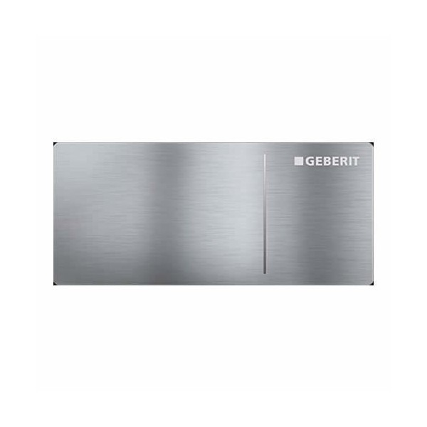 Geberit Sigma Typ 70 przycisk spłukujący 8 cm zdalny szkło białe 115635SI1