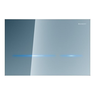 Geberit Sigma 80 elektroniczny przycisk spłukujący 8 cm czarne szkło 116092SG1