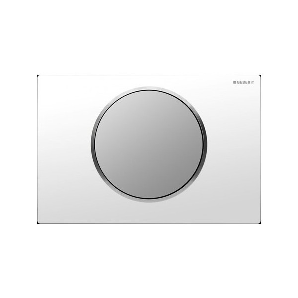Geberit Sigma 10 przycisk spłukujący biały/chrom/biały 115758KJ5