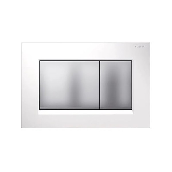 Geberit Sigma 30 przycisk spłukujący biały/chrom/biały 115883KJ1