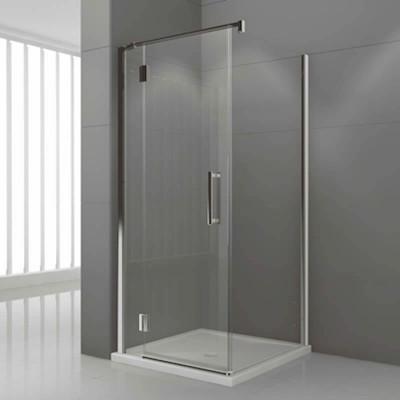 Novellini Modus G+F kabina prysznicowa kwadratowa 85 cm lewa MODUSGF85LS1K+MODUSF851K