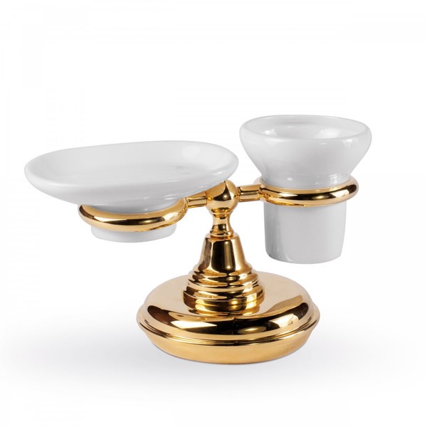 Tres Clasic mydelniczka + kubek chrom 12463613