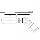 McAlpine syfon brodzikowy 90 mm niski