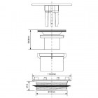 McAlpine syfon brodzikowy 90 mm niski