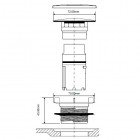 McAlpine syfon brodzikowy 50 mm chrom