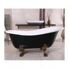 Balexim wanna retro wolnostojąca 158 cm czarna