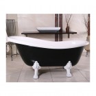 Balexim wanna retro wolnostojąca 170 cm czarna