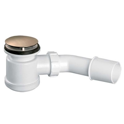 McAlpine syfon brodzikowy 50 mm antyczny mosiądz HC26AB