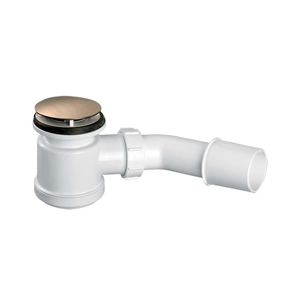 McAlpine syfon brodzikowy 50 mm antyczny mosiądz HC26AB