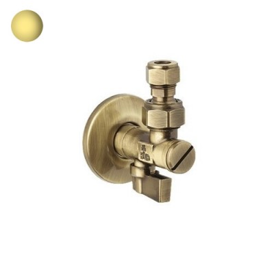 Vedo zawór pod baterię 1/2 x 3/8 retro złoty 627ZŁ