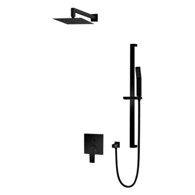 Vedo Sette Black kompletny zestaw prysznicowy czarny mat VBS7224CZ/25