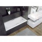 Besco Aria ProSafe wanna prostokątna płytka 140x70 cm biała