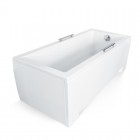 Besco Modern wanna prostokątna 120x70 cm biała