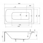Besco Talia wanna prostokątna 150x70 cm biała