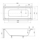 Besco Optima Premium wanna prostokątna 160x70 cm biała