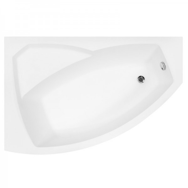 Besco Rima wanna asymetryczna 150x95 cm biała