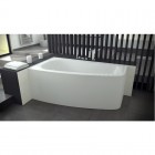 Besco Luna wanna asymetryczna 150x80 cm biała