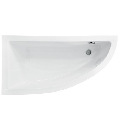 Besco Praktika wanna asymetryczna 150x70 cm biała