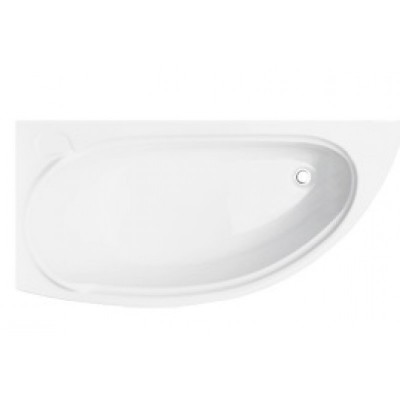 Besco Mini wanna asymetryczna 150x70 cm biała
